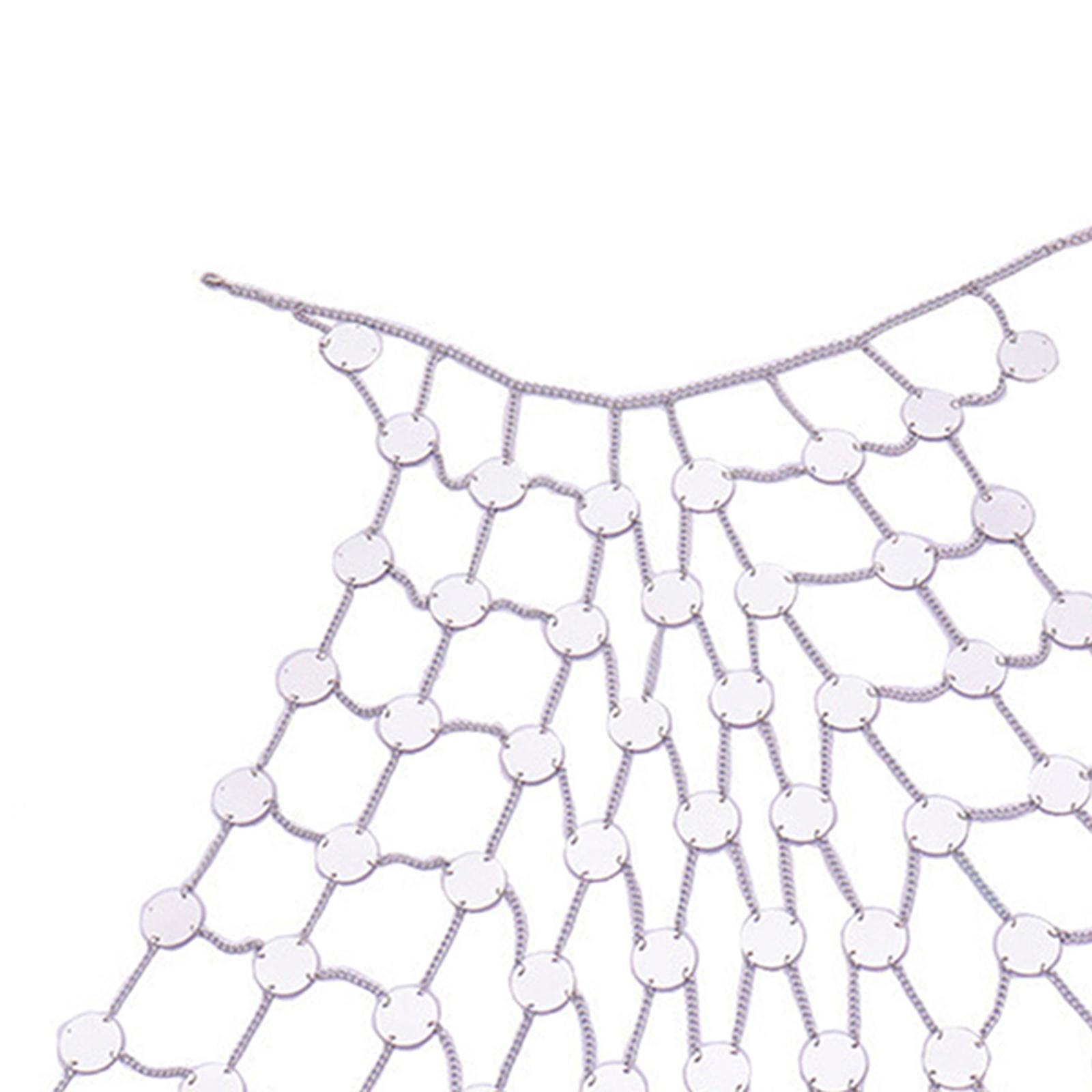 Body Jewelry For Backless Dress - Fashion Sequins Body Chain Dress Harness