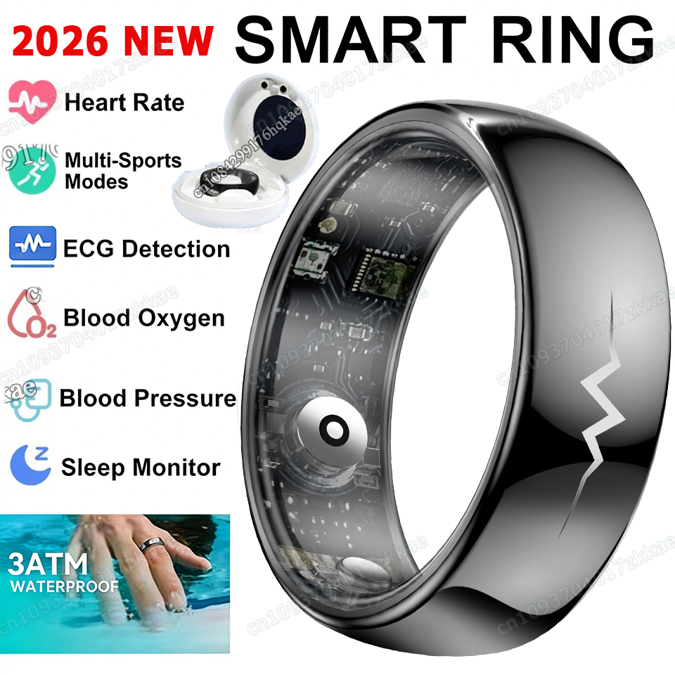 Daith Heart Ring - High-End ECG Blood Oxygen Health Smart