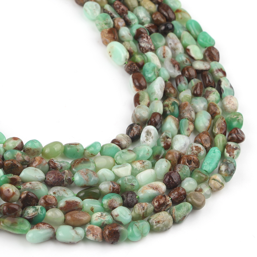 Body Jewelry Australia - 5-7 mm Natual Irregular Chrysoprase Australia