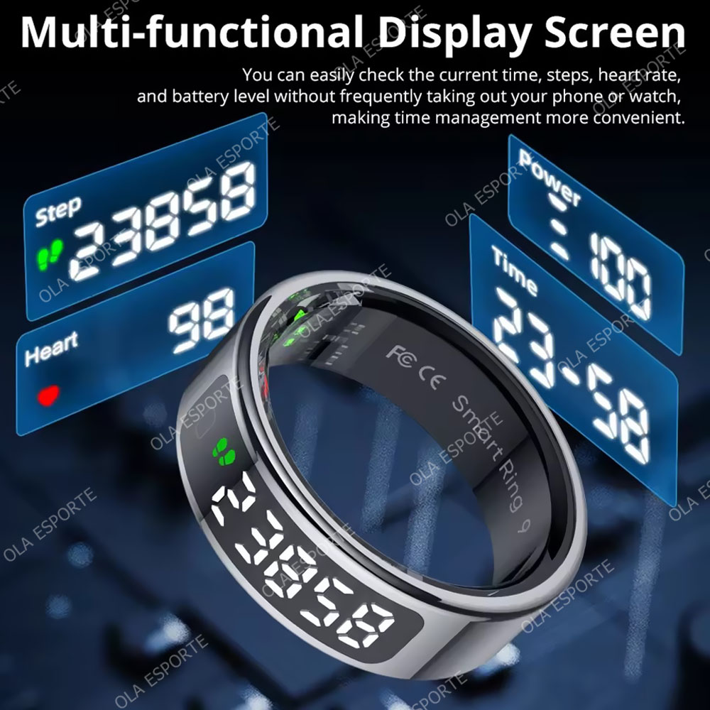 R13 Smart Ring with Display Sc - Daith Heart Ring ulasan dan harga