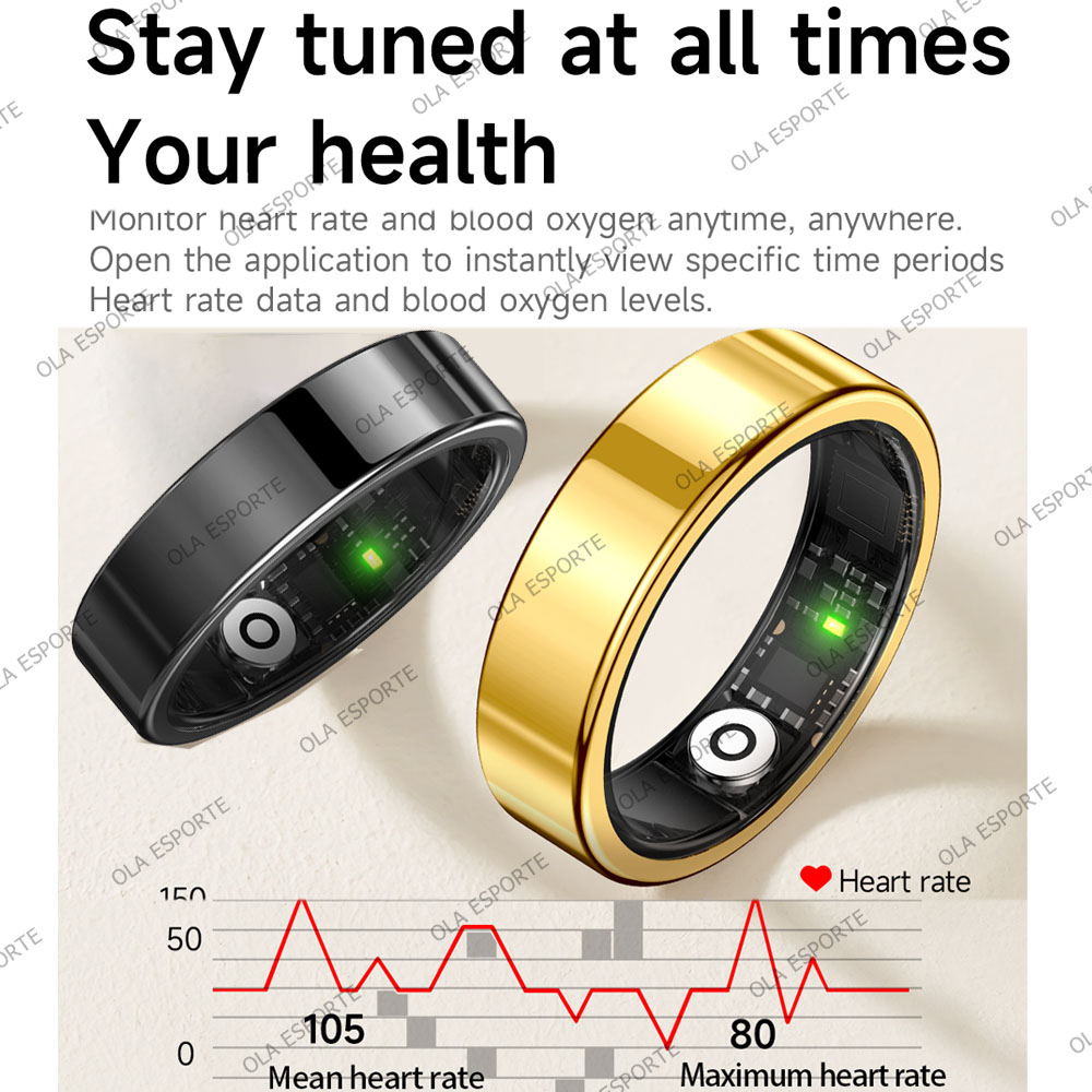 2026 New Smart Ring Heart Rate - Daith Heart Ring ulasan dan harga