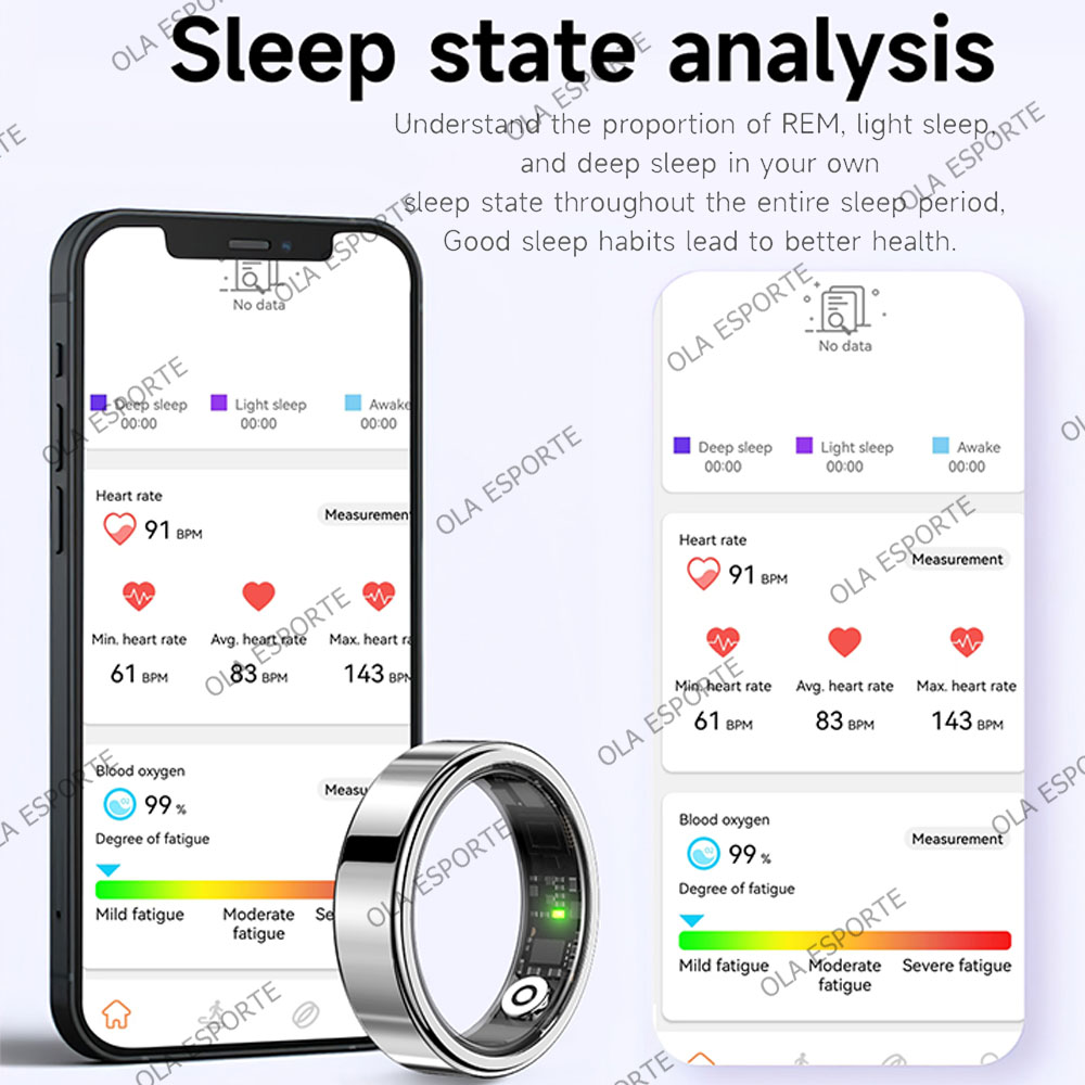 2026 New Smart Ring Heart Rate - Daith Heart Ring ulasan dan harga