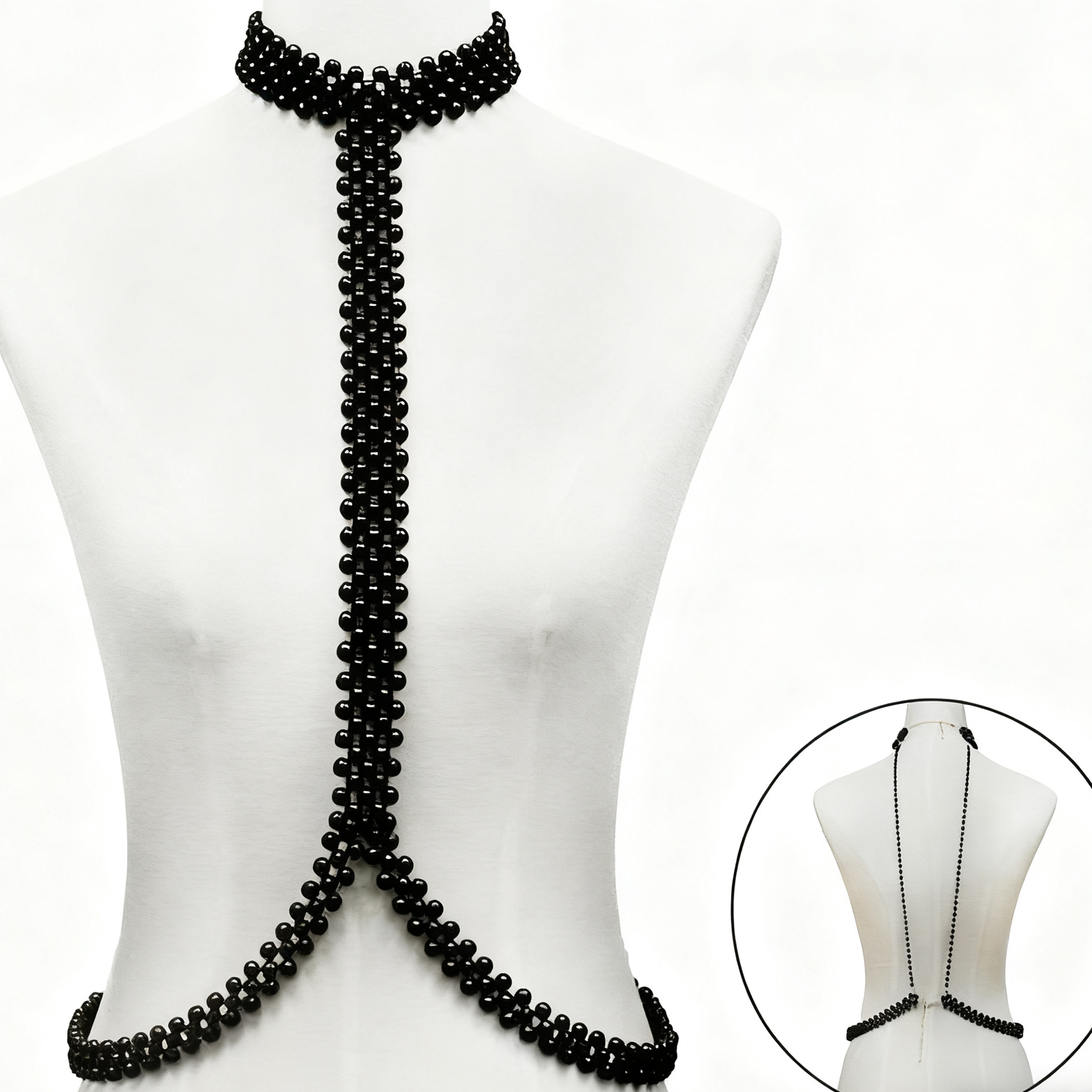 Luxurious Pearl Gold Chain Bod - Body Jewelry High End ulasan dan harga
