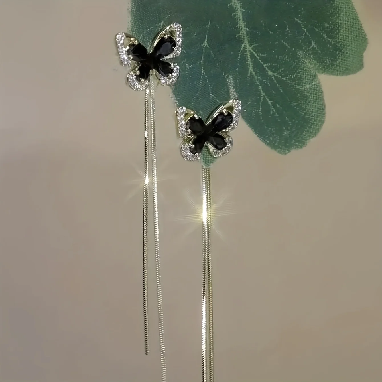 [NEW] A 2pcs, black butterfly  - Body Jewelry High End ulasan dan harga