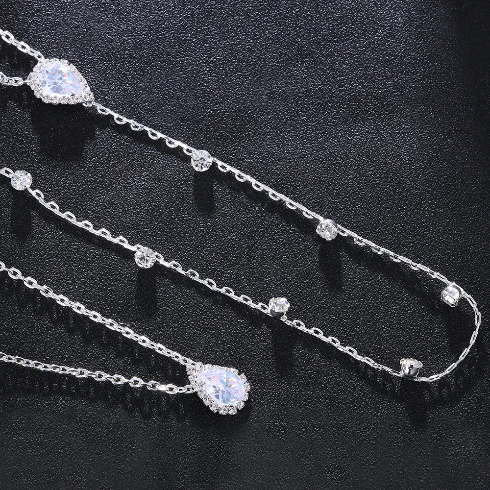 Stonefans Zircon Water Drop Cr - Body Jewelry For Backless Dress ulasan dan harga