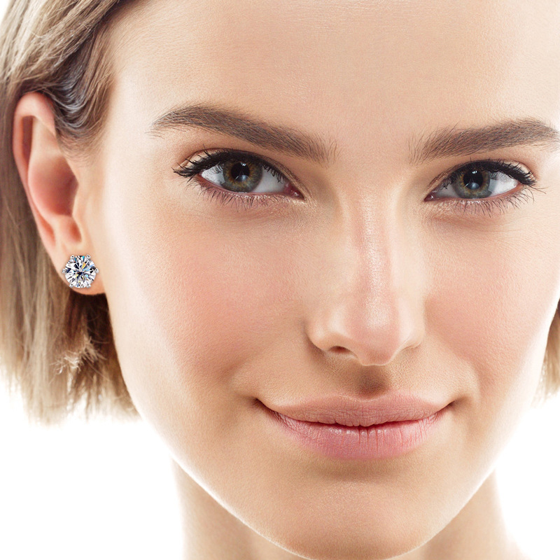 TY 0.2-6Carat Moissanite Stud  - Body Jewelry Diamond ulasan dan harga