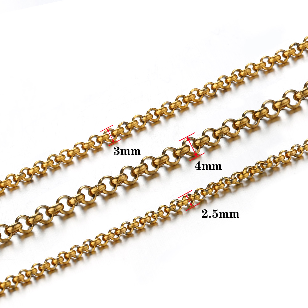 1 meter 2-4mm Stainless Steel  - Body Jewelry Necklace ulasan dan harga