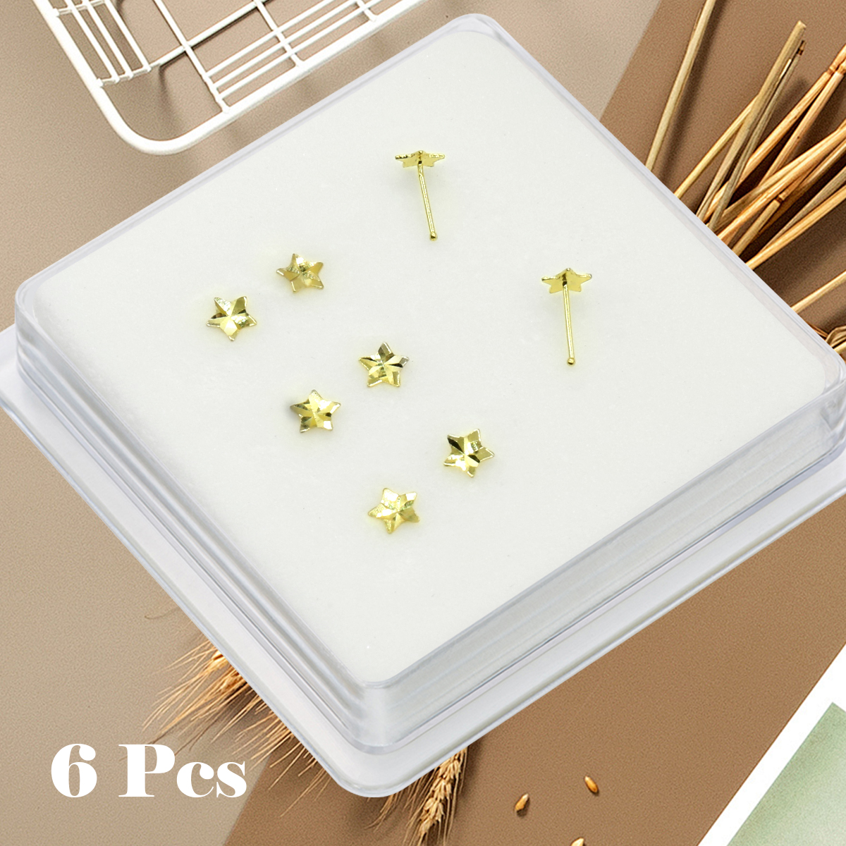 Simple Sterling Silver 925 Fac - Body Jewelry Diamond ulasan dan harga