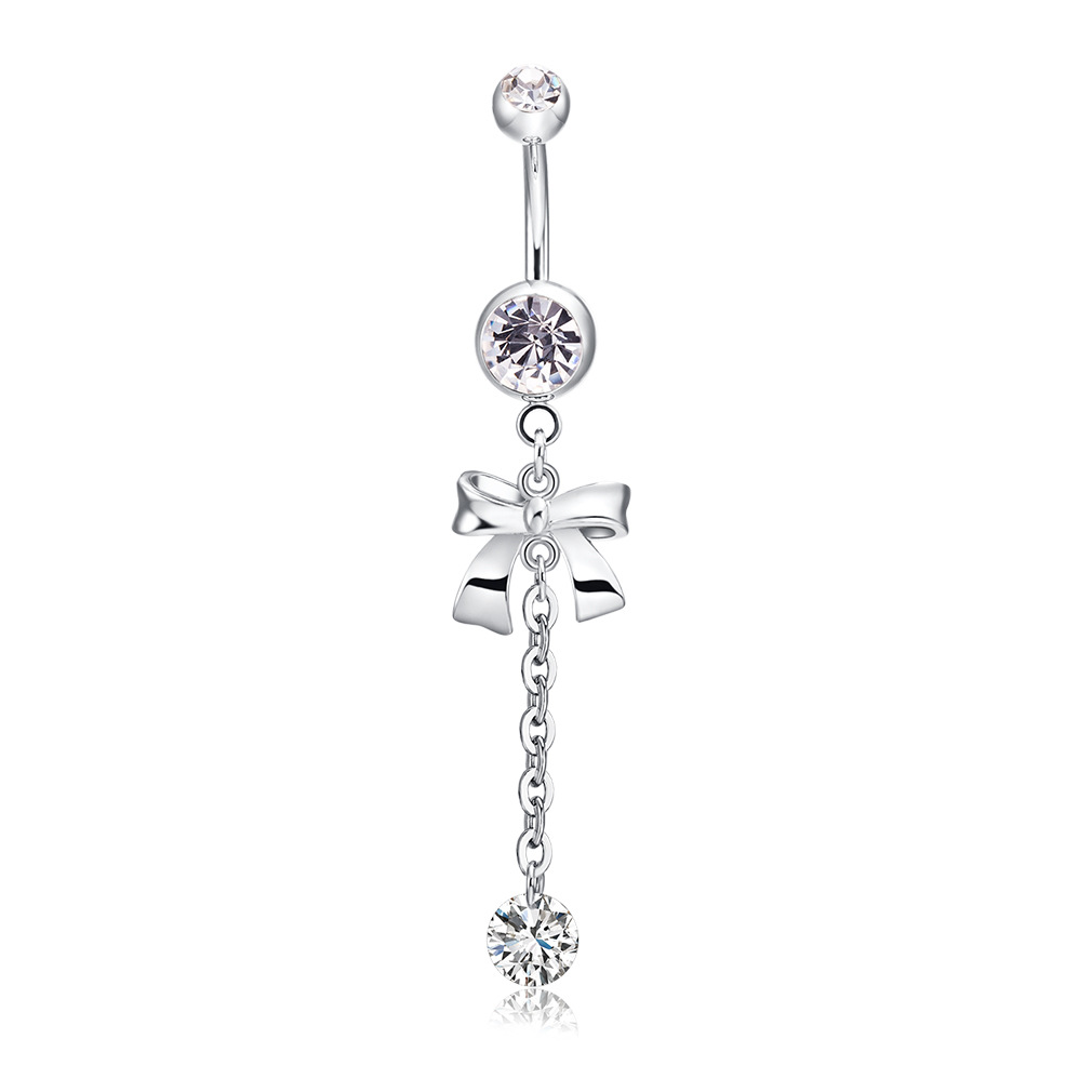 925 Silver Sterling Belly Butt - Body Jewelry Diamond ulasan dan harga