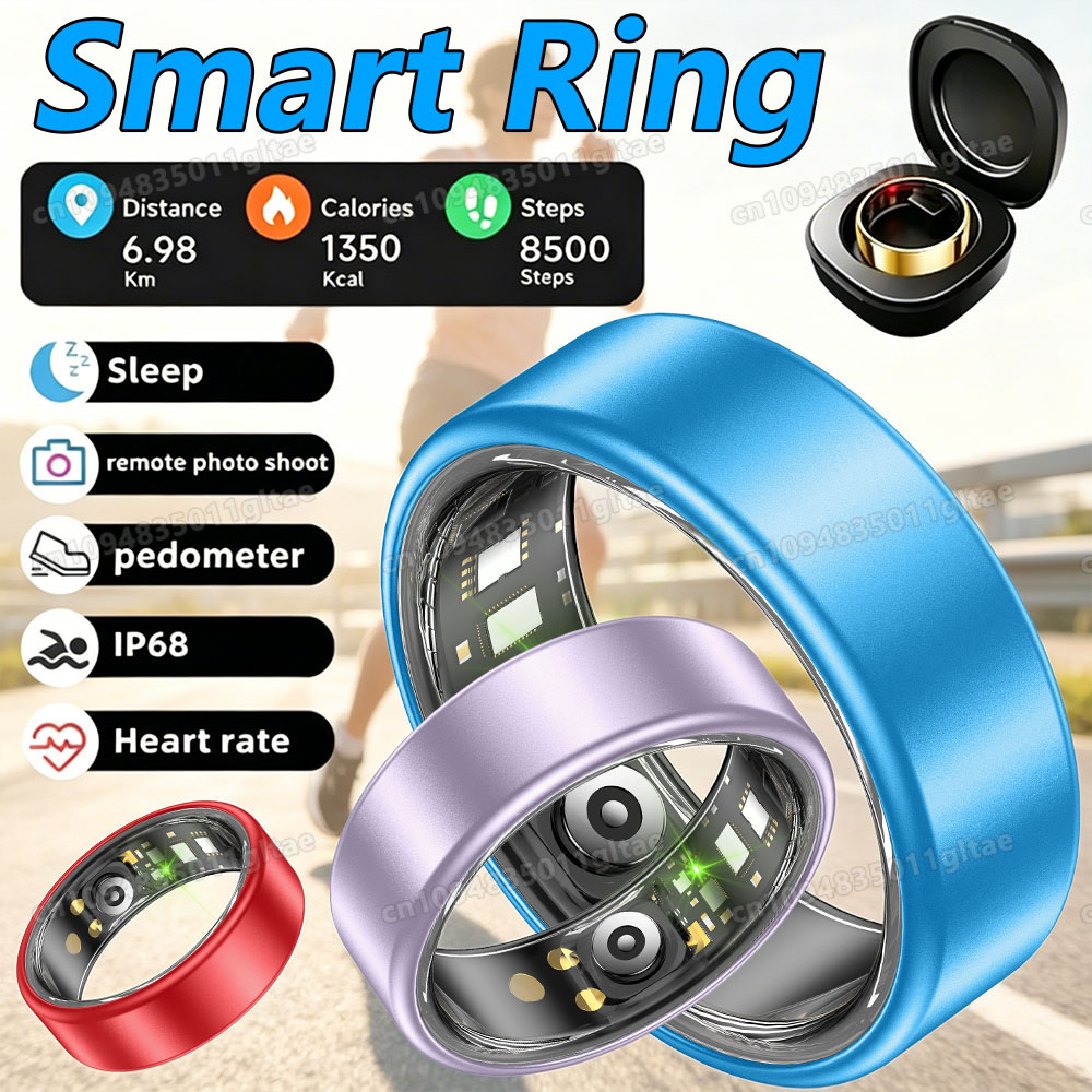 New Smart Ring Men Women, Hear - Daith Heart Ring ulasan dan harga