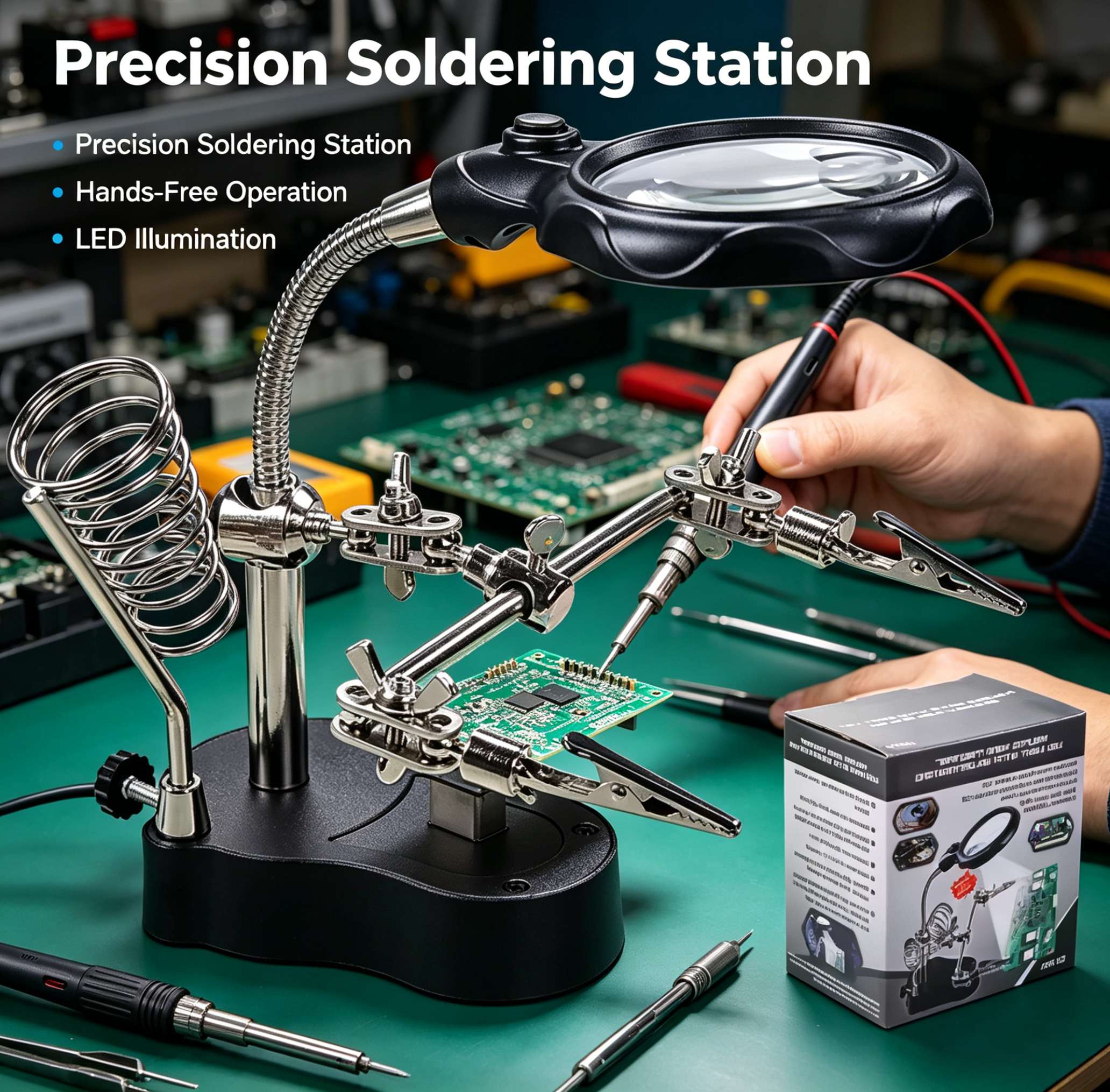 Helping Hands Soldering Statio - Body Jewelry Tool ulasan dan harga