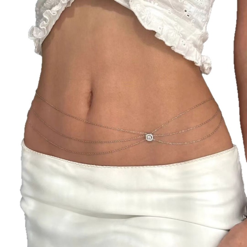 Sexy Layered Waist Chain for W - Body Jewelry Trend ulasan dan harga
