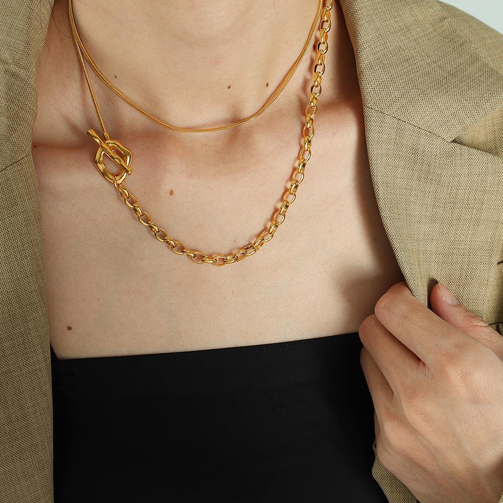 2026 Trendy Layering Necklace  - Body Jewelry Urban ulasan dan harga