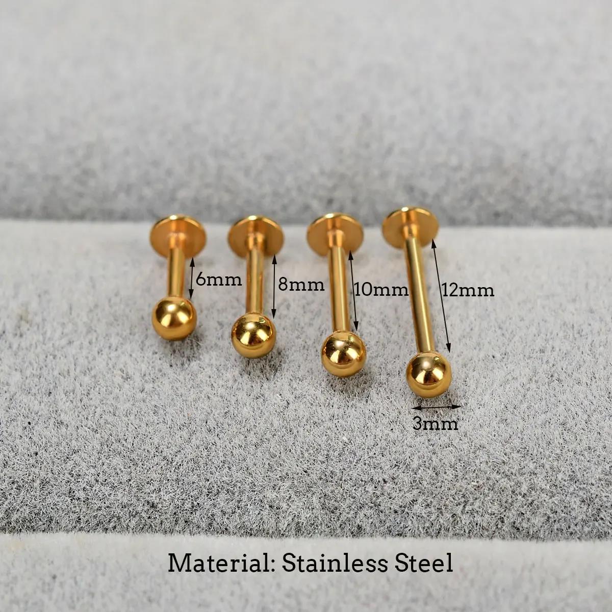 6/8/10/12mm Stainless Steel Go - Body Jewelry Trend ulasan dan harga