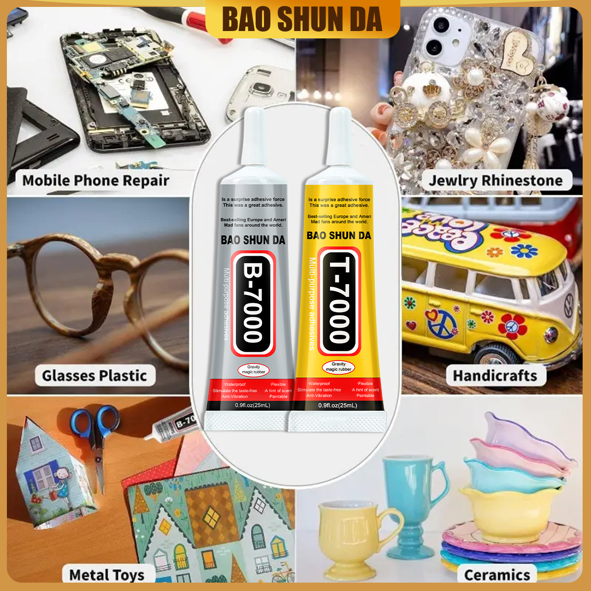 B-7000 25ML transparent adhesi - Body Jewelry Tool ulasan dan harga