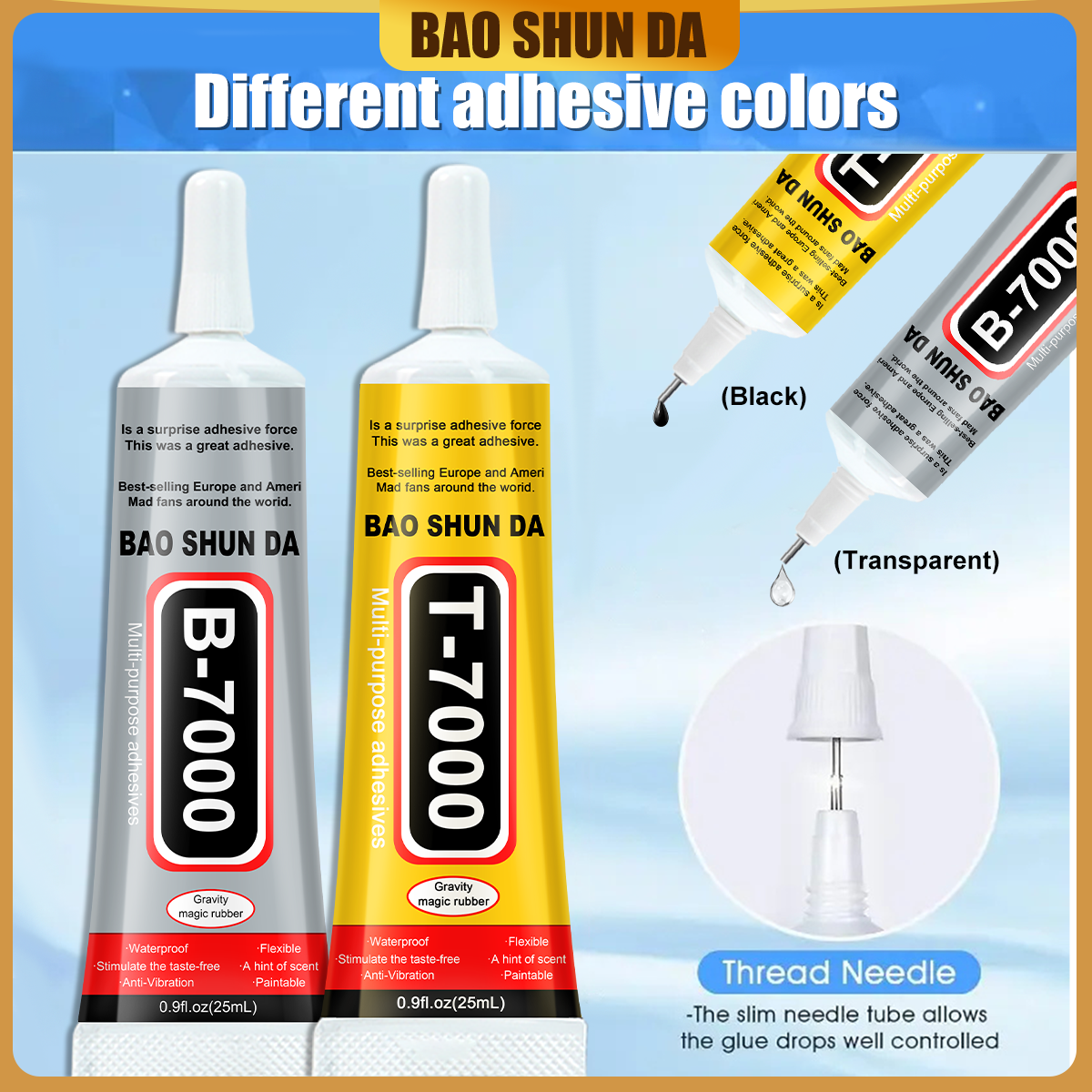 B-7000 25ML transparent adhesi - Body Jewelry Tool ulasan dan harga