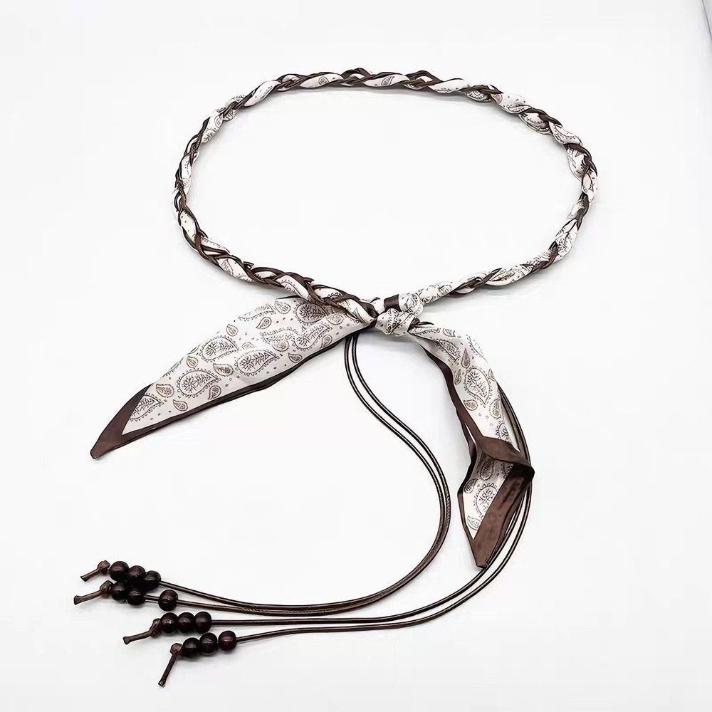 Retro silk scarf braided rope  - Body Jewelry High End ulasan dan harga