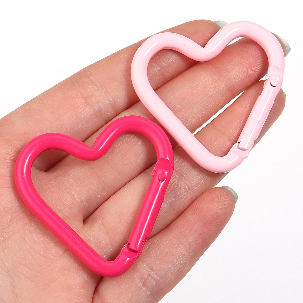 5pcs Colorful Heart-shaped Alu - Daith Heart Ring ulasan dan harga