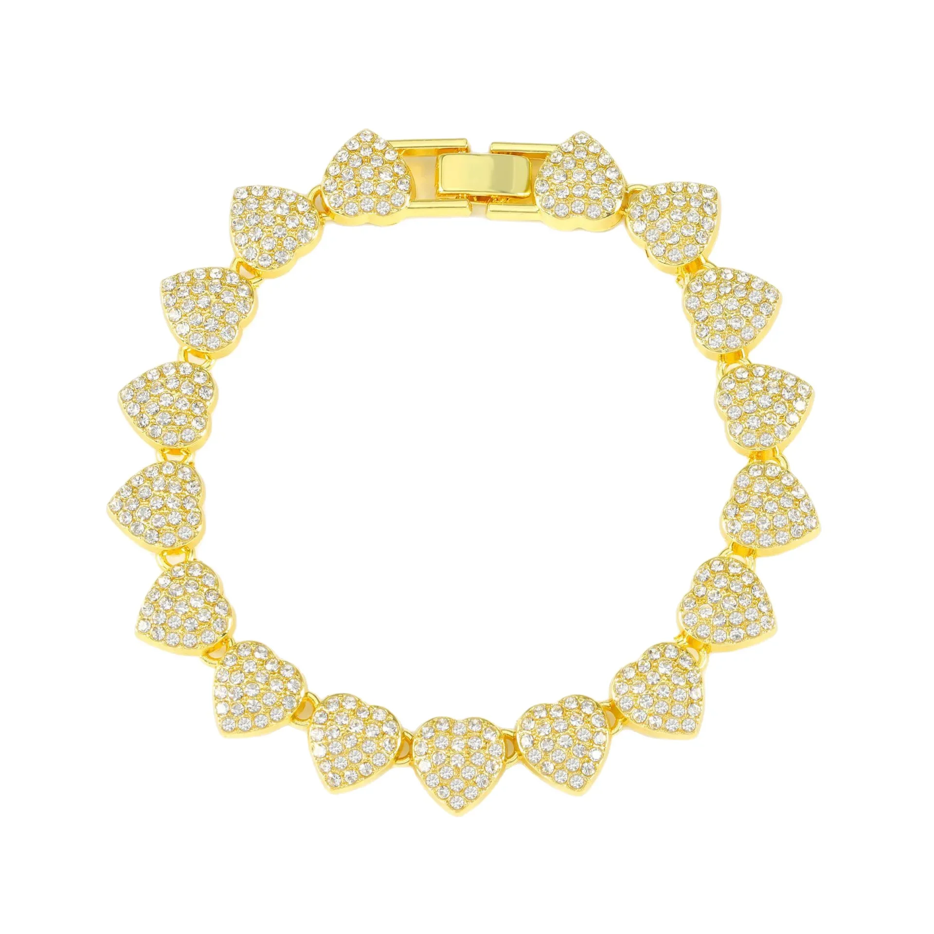 45CM New Hip Hop Tennis Chain  - Body Jewelry Necklace ulasan dan harga