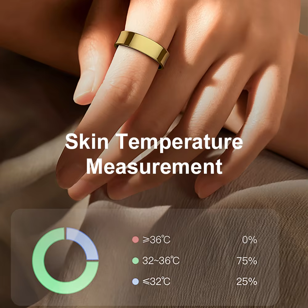 R09 Smart Ring Men Women with  - Daith Heart Ring ulasan dan harga