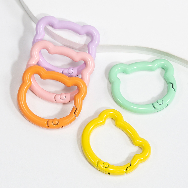5pcs Cute Heart Cat Keychain R - Daith Heart Ring ulasan dan harga