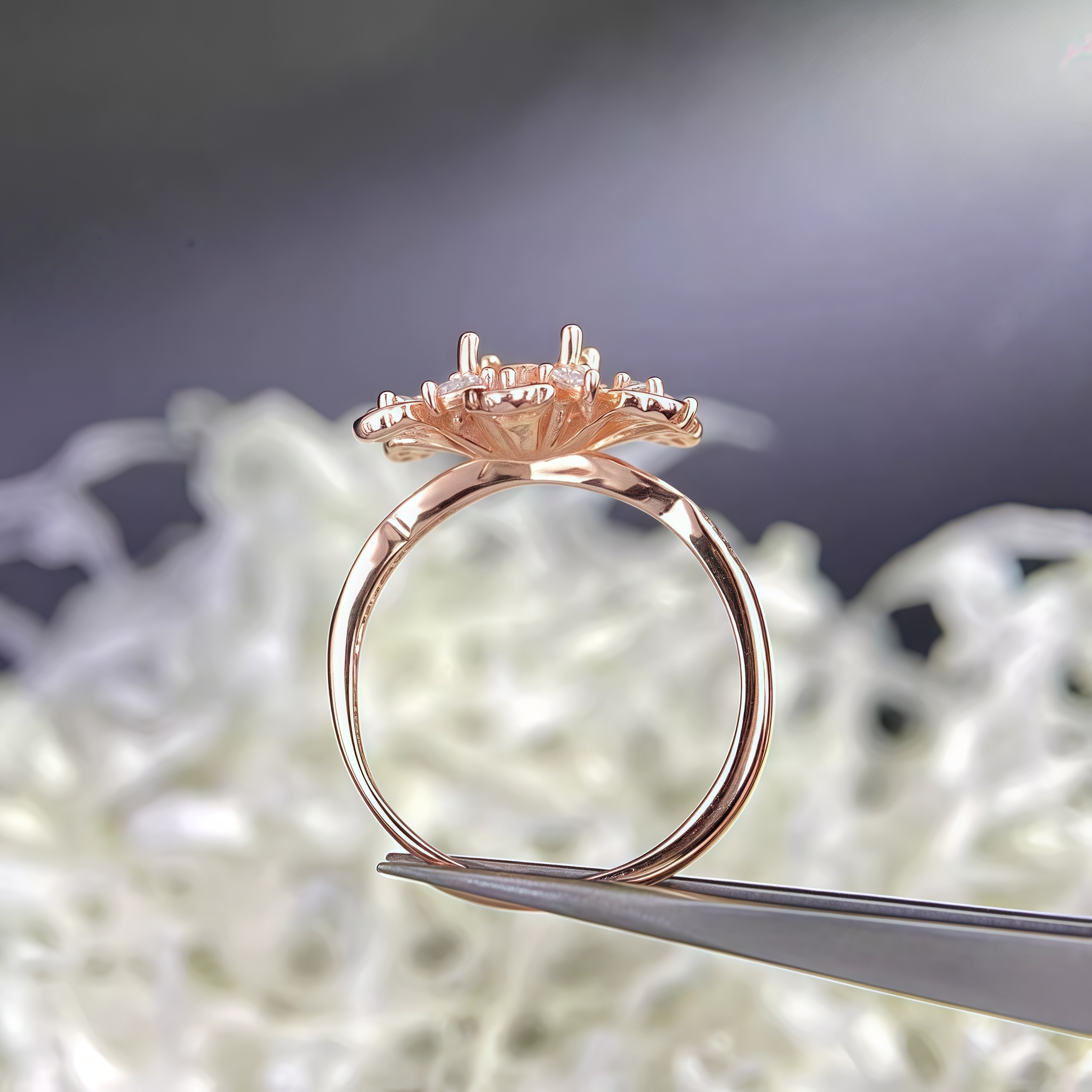 Y Fashion Ring Holder DIY Empt - Daith Heart Ring ulasan dan harga