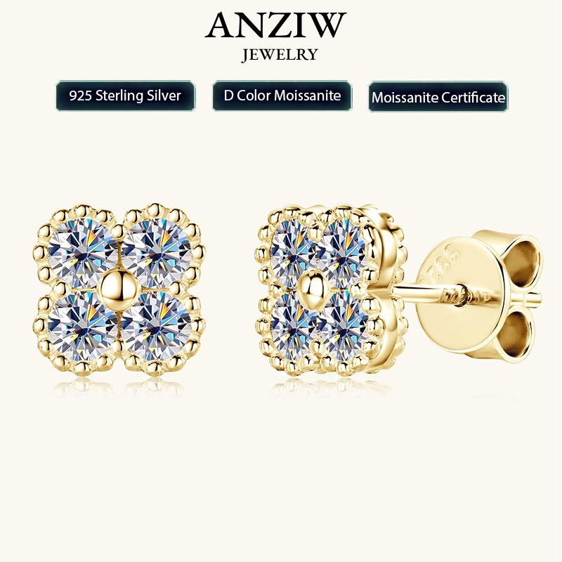 2025 Trendy Four Clover Moissa - Body Jewelry Diamond ulasan dan harga