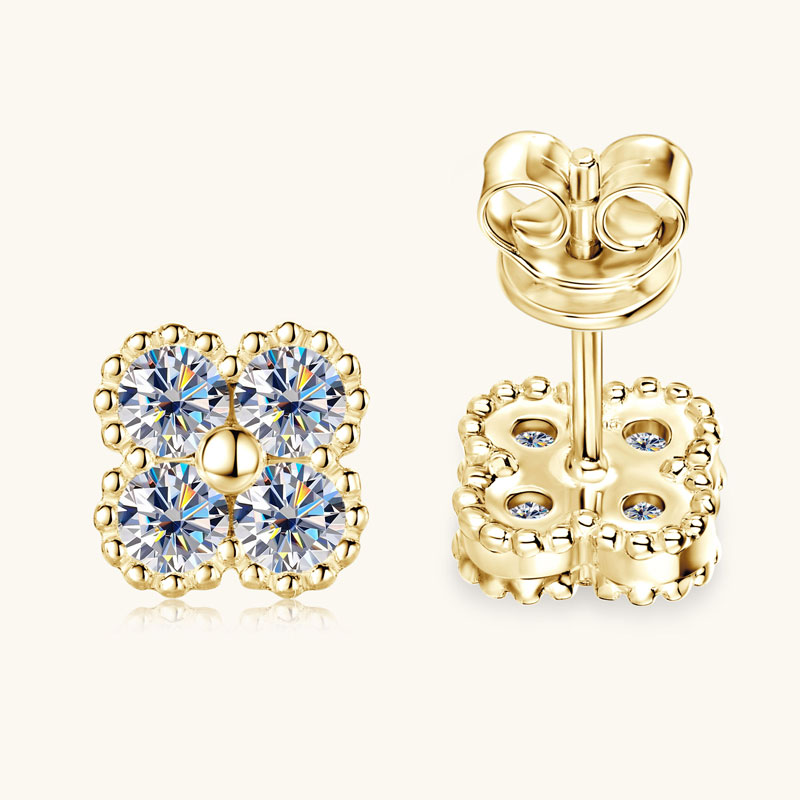 2025 Trendy Four Clover Moissa - Body Jewelry Diamond ulasan dan harga