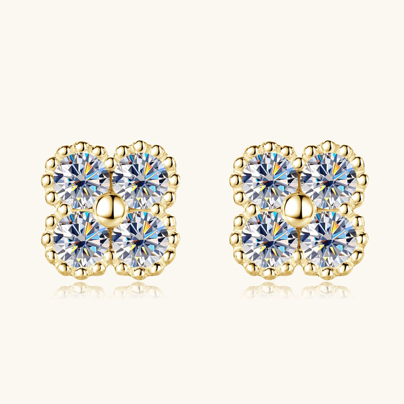 2025 Trendy Four Clover Moissa - Body Jewelry Diamond ulasan dan harga
