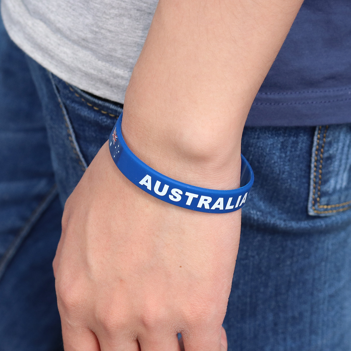 5Pcs Country Flag Silicone Wri - Body Jewelry Australia ulasan dan harga