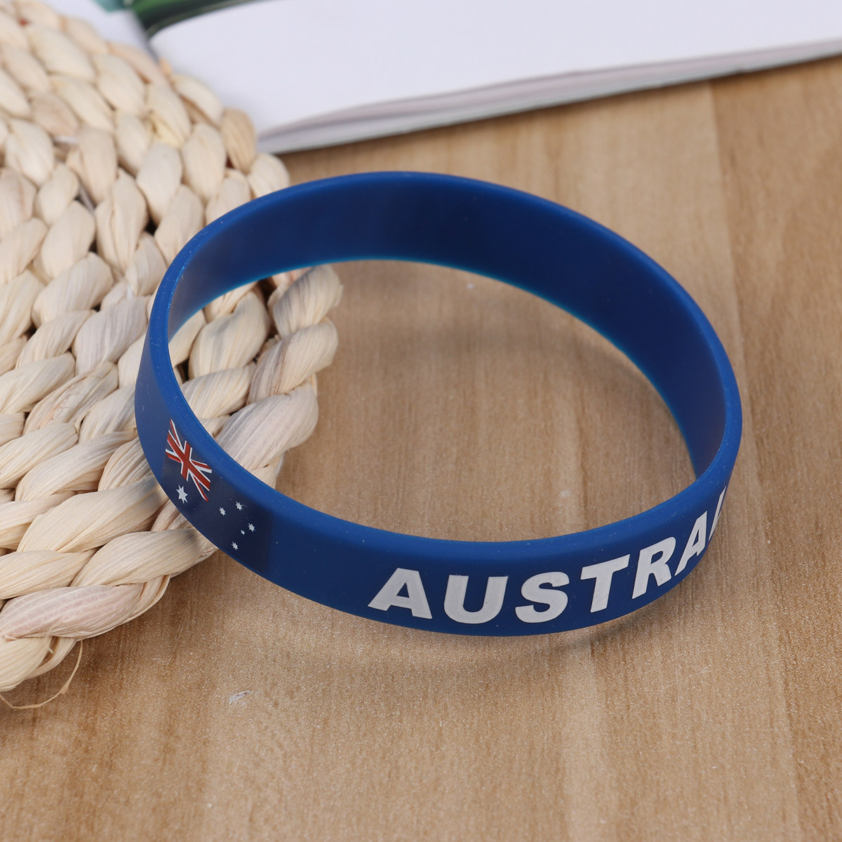 5Pcs Country Flag Silicone Wri - Body Jewelry Australia ulasan dan harga