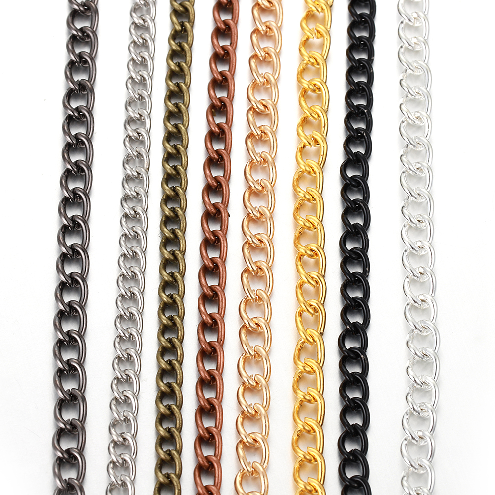2Meters 2.5/3.5/4.5mm Metal Fl - Body Jewelry Necklace ulasan dan harga
