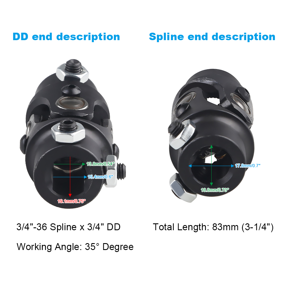 Universal U-Joint Single Steer - Body Jewelry 4 U ulasan dan harga