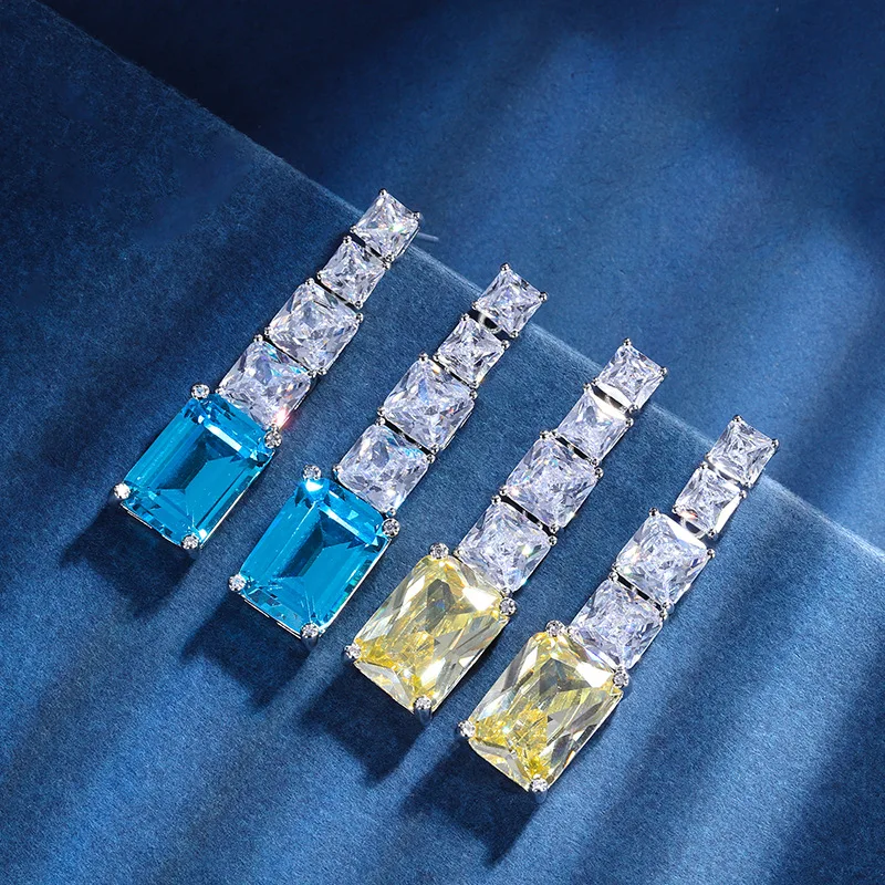 Goth Retro Luxurious Sea Blue  - Body Jewelry Diamond ulasan dan harga