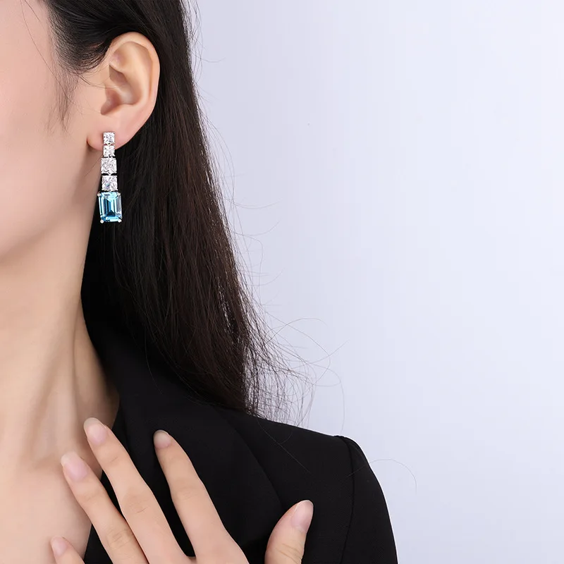 Goth Retro Luxurious Sea Blue  - Body Jewelry Diamond ulasan dan harga
