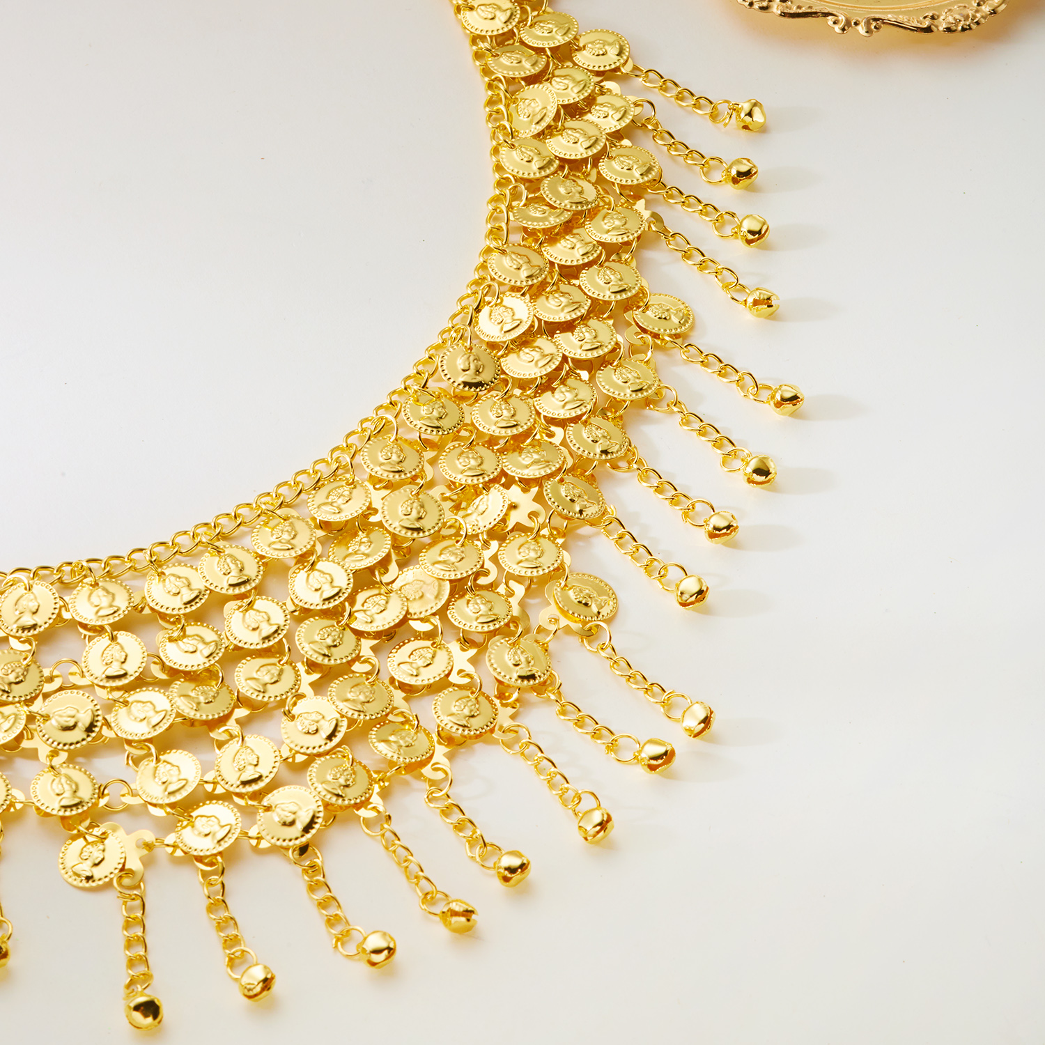 Bohemian round Coin Tassel Bel - Body Jewelry High End ulasan dan harga