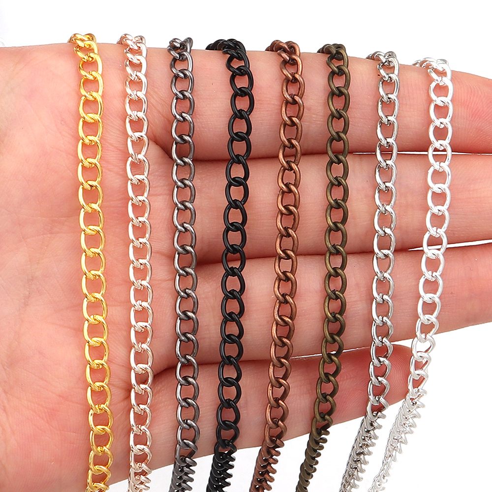 10yards/roll Flat 2-6mm Extens - Body Jewelry Necklace ulasan dan harga