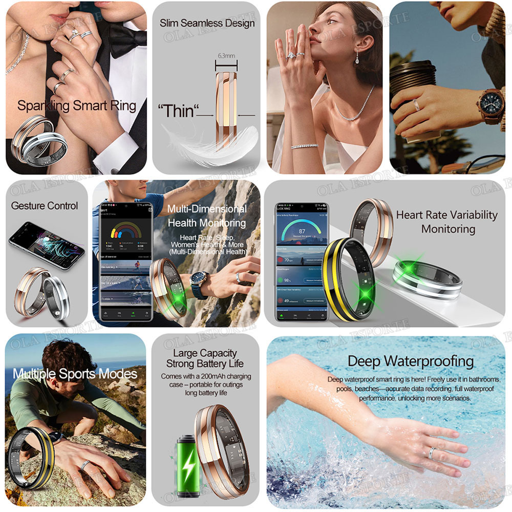 Gesture Sensing Smart Ring Hea - Daith Heart Ring ulasan dan harga