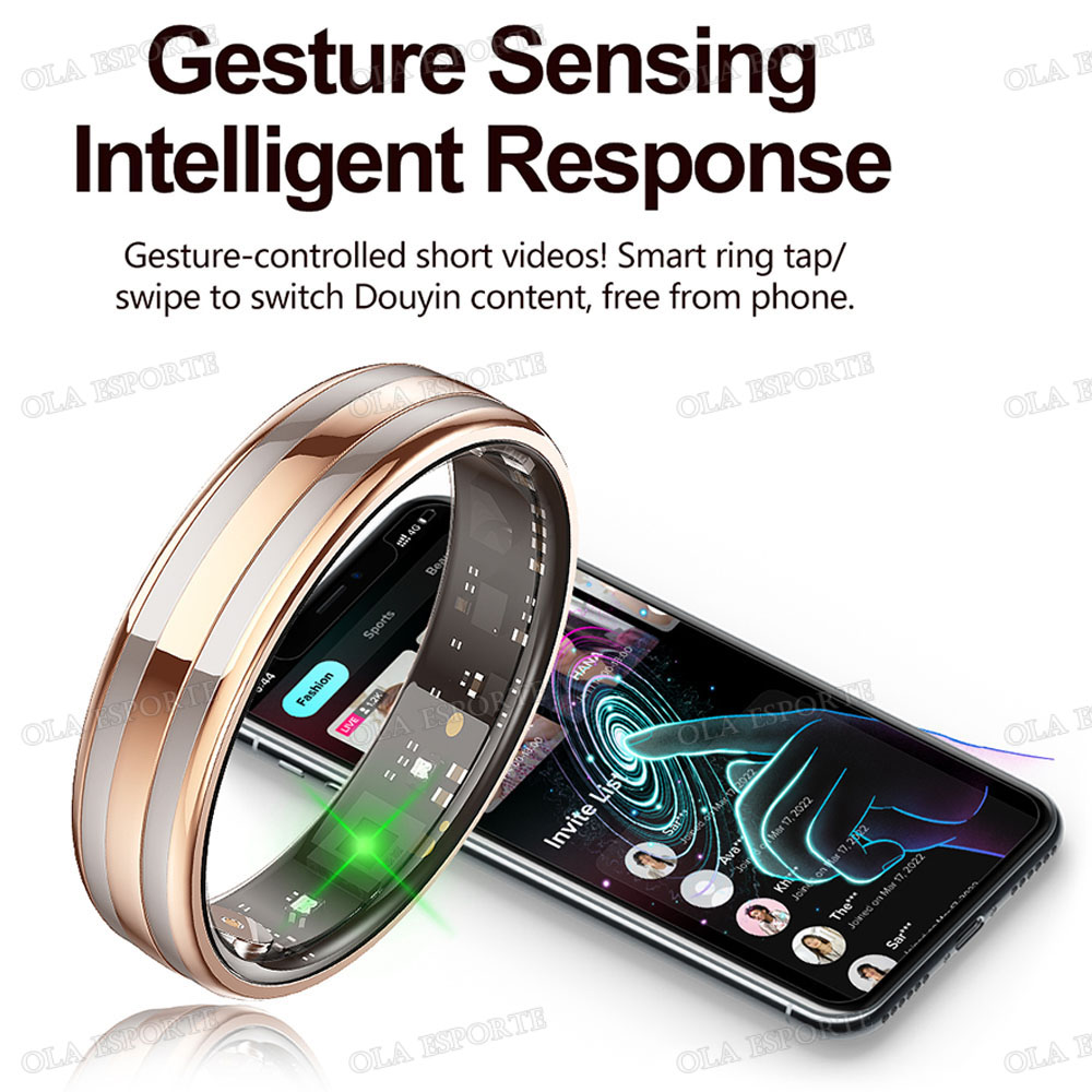 Gesture Sensing Smart Ring Hea - Daith Heart Ring ulasan dan harga